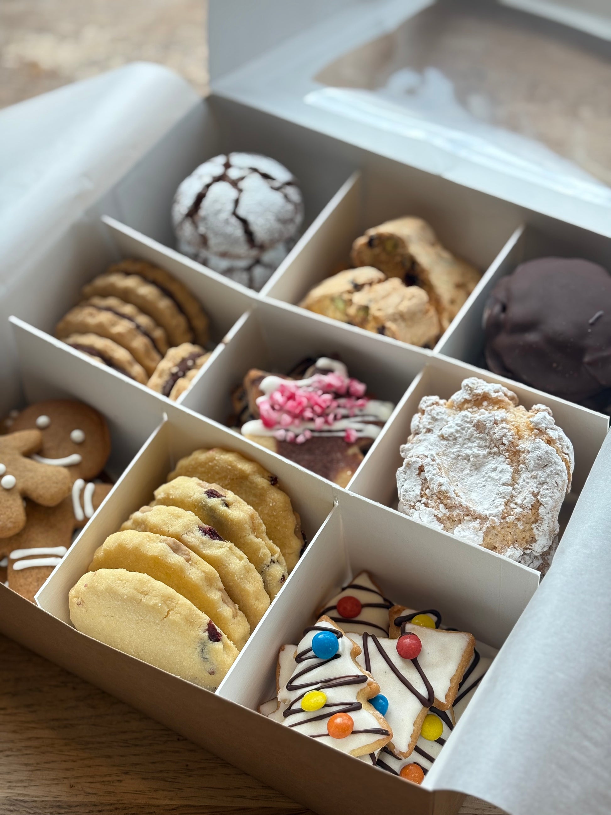 Bread By Bike Christmas Cookie Box