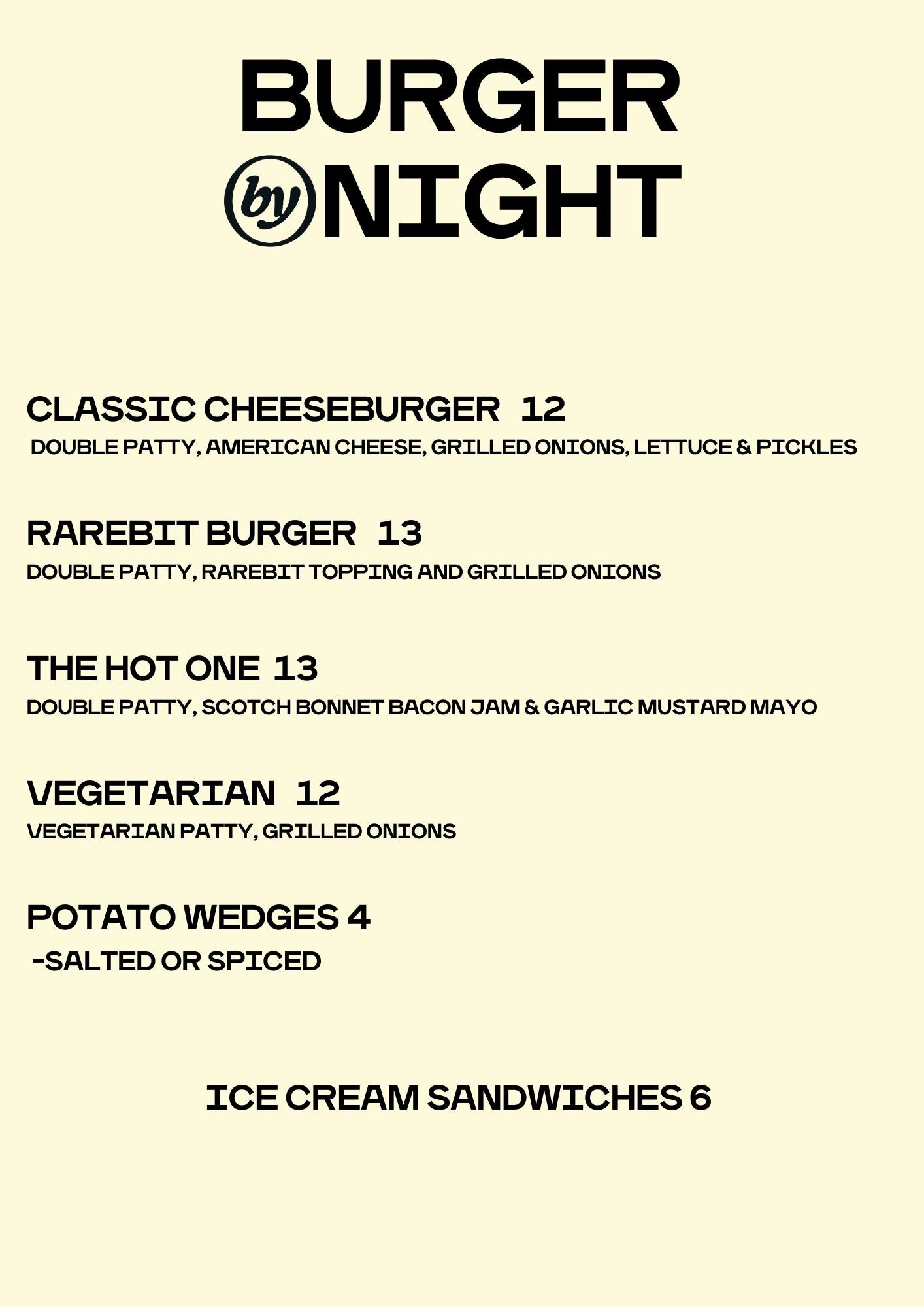 Burger Night Deposit